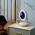 Foldable Mini Fan 4 Speed Adjustable Usb Rechargeable Wall Mounted Ceiling Fan With Led Light Air Cooler Fan Ordinary