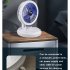 Foldable Mini Fan 4 Speed Adjustable Usb Rechargeable Wall Mounted Ceiling Fan With Led Light Air Cooler Fan Ordinary