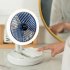 Foldable Mini Fan 4 Speed Adjustable Usb Rechargeable Wall Mounted Ceiling Fan With Led Light Air Cooler Fan Ordinary