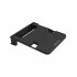 Foldable Mount Bracket for Android TV Box Set Top Box Stand Holder Racks Wall Mounts Storage Single Space Shelf  black