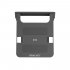 Foldable Mount Bracket for Android TV Box Set Top Box Stand Holder Racks Wall Mounts Storage Single Space Shelf  black