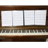 Foldable Music Sheet Score Folder A4 Size Expanded Piano Score Folder black