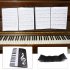 Foldable Music Sheet Score Folder A4 Size Expanded Piano Score Folder black