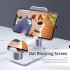 Foldable Phone Stand Metal Cellphone Holder Adjustable Desk Bracket Smartphone Mount Universal for iOS Android Moble Phone Green