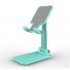 Foldable Phone Stand Metal Cellphone Holder Adjustable Desk Bracket Smartphone Mount Universal for iOS Android Moble Phone Green