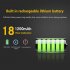 Foldable Roll Up Electronic Drum with Audio Horn Rechargeable Desktop Drum Pad Dtx Games Children Practice Pedal Yellow