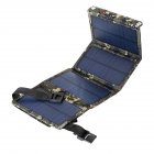 Foldable Solar Panel Portable Flexible Small Waterproof Power Bank Camouflage