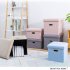 Foldable Storage Ottoman  Linen Chest With Storage Space High capacity Box  220 Lbs Load Capacity Multifunctional Stools For Bedroom  Living Room  Dorm grey 31 