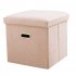 Foldable Storage Ottoman  Linen Chest With Storage Space High capacity Box  220 Lbs Load Capacity Multifunctional Stools For Bedroom  Living Room  Dorm grey 31 