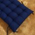 Foldable Thicken Chair Cushion Double sided Seat Mat Tatami mat for Fall Winter Recliner Supplies Navy 48X120