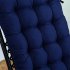 Foldable Thicken Chair Cushion Double sided Seat Mat Tatami mat for Fall Winter Recliner Supplies Navy 48X120