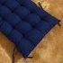 Foldable Thicken Chair Cushion Double sided Seat Mat Tatami mat for Fall Winter Recliner Supplies Navy 48X160