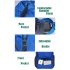 Foldable Waterproof Backpack Outdoor Travel Folding Lightweight Bag Bag Sport Hiking Gym Mochila Camping Trekking green