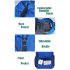 Foldable Waterproof Backpack Outdoor Travel Folding Lightweight Bag Bag Sport Hiking Gym Mochila Camping Trekking purple