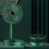 Foldaway Fan 3 Speeds  Standing Pedestal USB Fan  USB And Battery Operated Fan With 3 Speed Adjustable Settings  Compact And Lightweight For Bedroom  Office gre