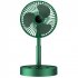 Foldaway Fan 3 Speeds  Standing Pedestal USB Fan  USB And Battery Operated Fan With 3 Speed Adjustable Settings  Compact And Lightweight For Bedroom  Office gre