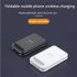 Folding 3 in 1 Wireless Charger Stand 15w Fast Charging Dock Station for Watch Earphone Mobile Phone Black