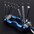 Folding Allen Wrench Set  Metric Allen Wrench Set  High Impact  Metric Folding Hex Key Set For Bicycles  Motorcycles  Vehicles  Furniture  Machinery Large flat 
