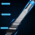 Folding Car Vacuum Cleaner Wireless High power 9000pa Strong Suction Handheld Dust collecter With Led Light Rechargeable black