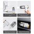 Folding Car Vacuum Cleaner Wireless High power 9000pa Strong Suction Handheld Dust collecter With Led Light Rechargeable White