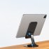 Folding Cell Phone Stand Desk 360  Rotated Phone Holder Aluminum Alloy Phone Stand Anti Slip Base For Phones Tablet  Metal   Rotating Stand White