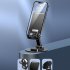 Folding Cell Phone Stand Desk 360  Rotated Phone Holder Aluminum Alloy Phone Stand Anti Slip Base For Phones Tablet  Metal   Rotating Stand White