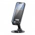 Folding Cell Phone Stand Desk 360  Rotated Phone Holder Aluminum Alloy Phone Stand Anti Slip Base For Phones Tablet  Metal   Rotating Stand White