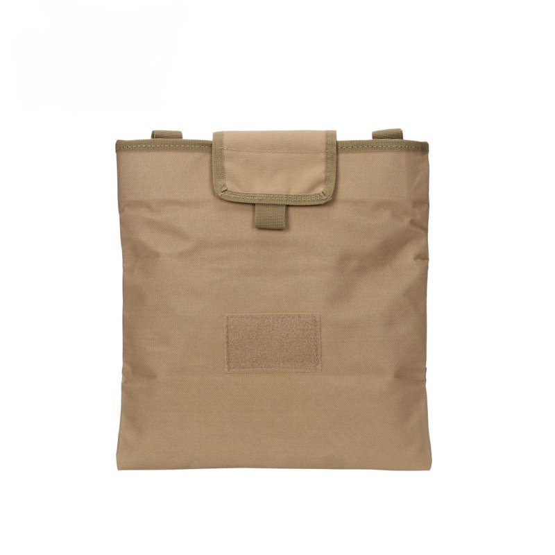 Folding Dump Pouch Outdoor Storage Bag Waterproof Mollo Accessory Sundry Tool Hanging Bag Accessories mud color