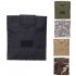 Folding Dump Pouch Outdoor Storage Bag Waterproof Mollo Accessory Sundry Tool Hanging Bag Accessories mud color