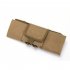 Folding Dump Pouch Outdoor Storage Bag Waterproof Mollo Accessory Sundry Tool Hanging Bag Accessories mud color