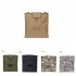 Folding Dump Pouch Outdoor Storage Bag Waterproof Mollo Accessory Sundry Tool Hanging Bag Accessories mud color