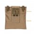 Folding Dump Pouch Outdoor Storage Bag Waterproof Mollo Accessory Sundry Tool Hanging Bag Accessories mud color