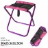 Folding Fishing Chair Lightweight Foldable Stool Outdoor Portable Outdoor Furniture purple