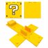 Folding Game Card Box For Switch Game Magic Cube Design Large Capacity Strong Storage Case Loaded With 16 Ns Game Cassettes yellow