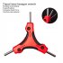 Folding Hex Key Set  9 In 1 Professional Fold Allen Key Wrenches With Ergonomic Handle  Labor Saving Portable Driver Tool Kit For Home Maintenance yellow