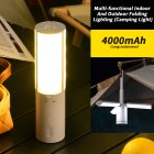 Folding LED Camping Lantern Flashlight 4000mAh 3 Modes Dimmable Waterproof Tent Lights For Emergency Power Outages camping light