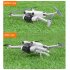 Folding Landing Gear Compatible For Dji Mini 3 Quick Release Tripod Heightened Leg Extension Bracket grey