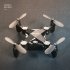 Folding Mini Drone Four Axis Aerial Photography Aircraft Toy Black Standard