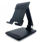 Folding Mobile Phone Stand Tablet Holder 360°Adjustable Cell Phone Stand Holder Aluminum Alloy Phone Rack Office Desk Accessories