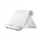 Folding Phone Tablet Holder Desktop Multifunctional Adjustable Mobile Phone Stand White
