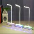 Folding Rechargeable LED Touch Fluorescent Lamp Night Light Study Lamp with Message Board as Xmas Gift