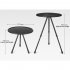 Folding Round Table Outdoor Portable Ultra Light Liftable Aluminum Alloy Dining Table Camping Equipment wood grain color