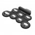 Folding Silicone Hand Roll Usb Electronic Drum Portable Practice Drums Pad Kit With Drumsticks Sustain Pedal Black Icon Edition