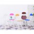 Folding Stool Portable Ergonomic Metal   Density Board Round Chair for Home Adults white