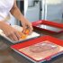 Food Preservation Tray  Large Capacity Reusable Stacking Food Storage Trays With Seal Buckles  Dishwasher Safe  For Storing Meal  Fruits  Vegetables  Meat  Left