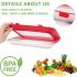 Food Preservation Tray  Large Capacity Reusable Stacking Food Storage Trays With Seal Buckles  Dishwasher Safe  For Storing Meal  Fruits  Vegetables  Meat  Left