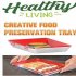 Food Preservation Tray  Large Capacity Reusable Stacking Food Storage Trays With Seal Buckles  Dishwasher Safe  For Storing Meal  Fruits  Vegetables  Meat  Left