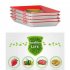 Food Preservation Tray  Large Capacity Reusable Stacking Food Storage Trays With Seal Buckles  Dishwasher Safe  For Storing Meal  Fruits  Vegetables  Meat  Left