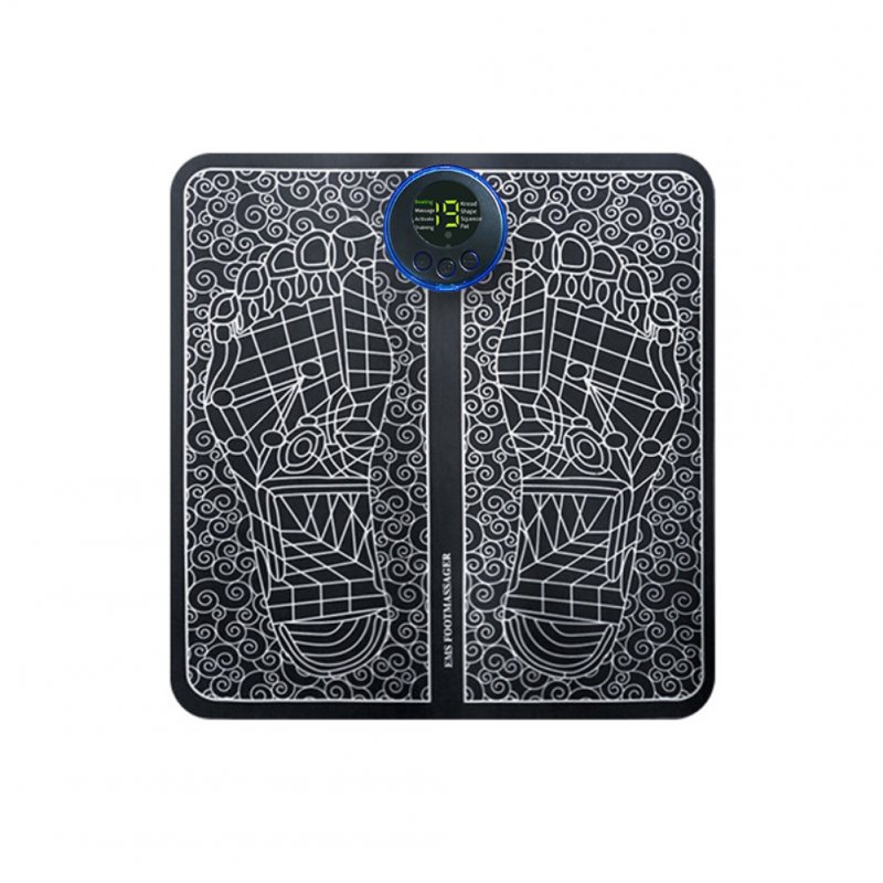 Foot Massager, EMS Foot Massager Mat With 8 Modes & 19 Levels, Pain Plantar Relief, Improve Circulation, Muscle Relaxation Foot Massager Mat For Women Men (English LCD)