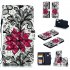 For ASUS ZENFONE MAX Pro M1 ZB601KL ZB602KL 3D Coloured Painted PU Magnetic Clasp Phone Case with Card Slots Bracket Lanyard Swallowtail butterfly